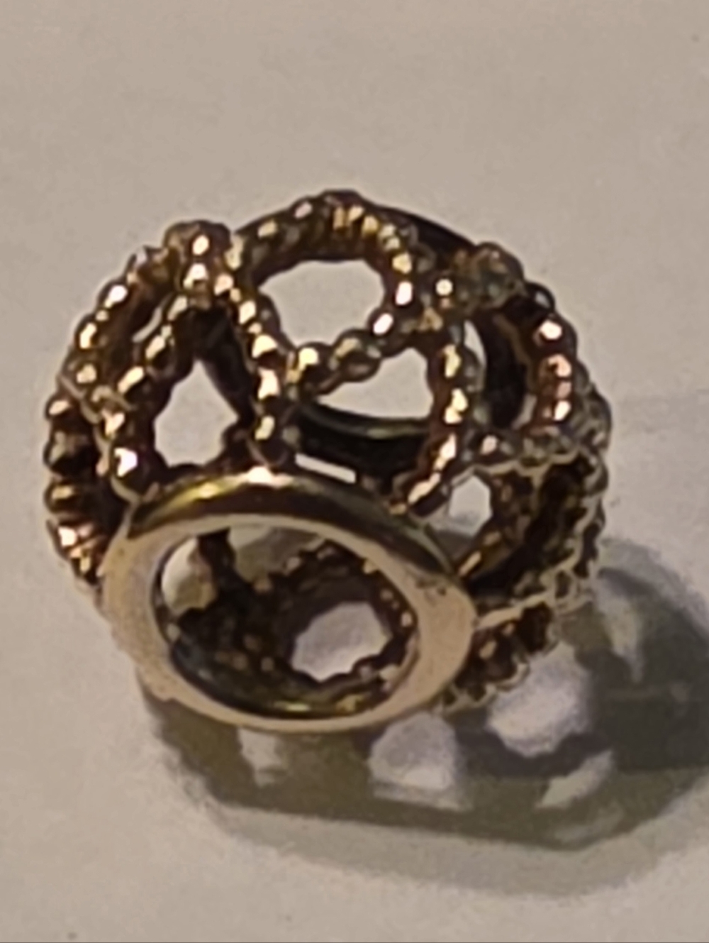 RETIRED PANDORA 14K GOLD WANDERLUST CHARM - Picture 6 of 6
